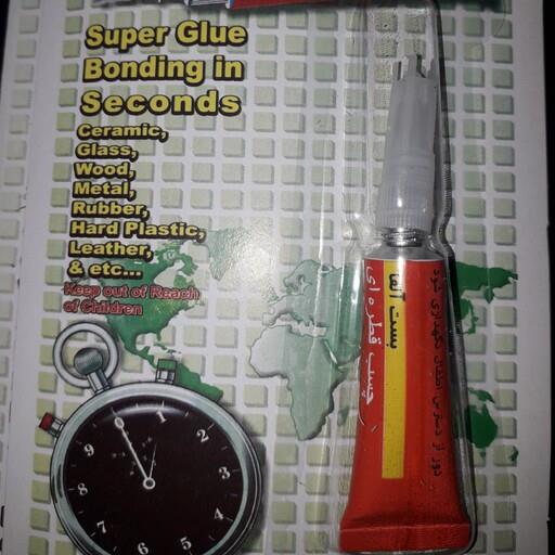 چسب قطره ای جانسون 3 گرمی بسته 12 عددی مدل آلفا بسیار قوی